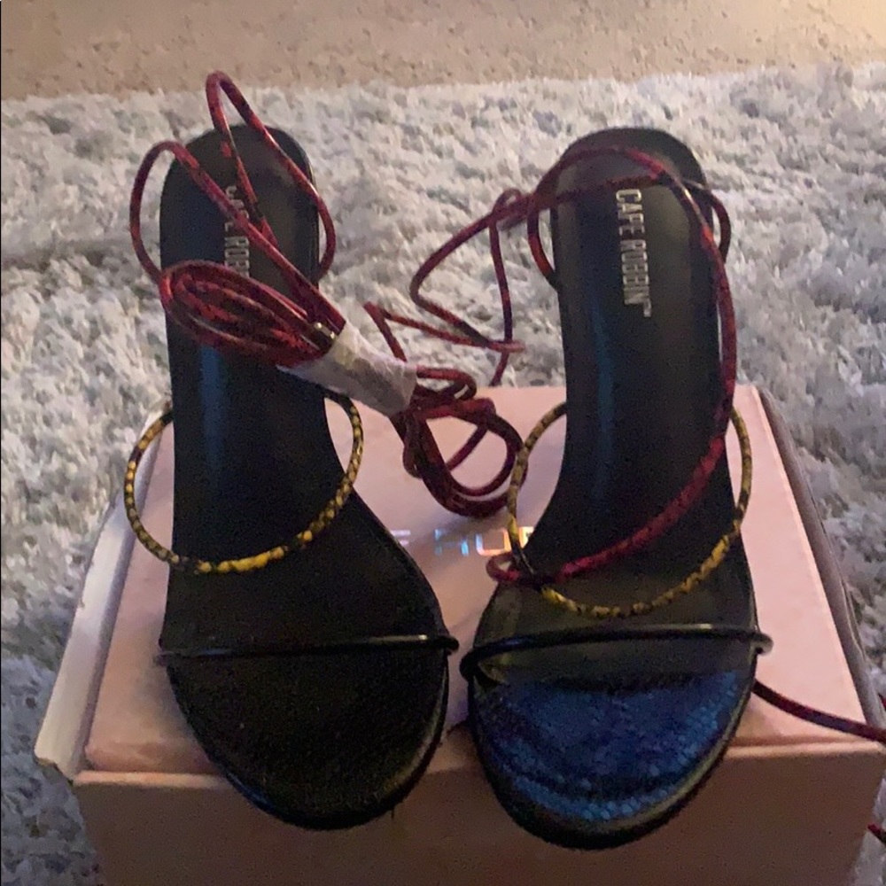 Snake Skin Heels